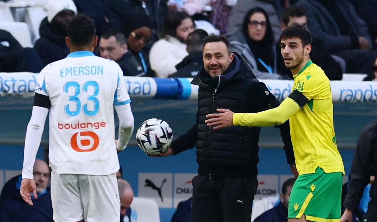 法甲第17轮爆出大冷门，排名第17的南特逆转击败排名第3的马赛